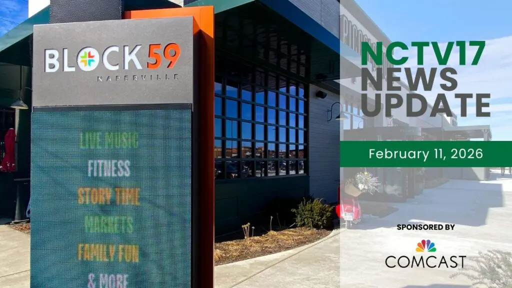 Sign of Block 59 in Naperville