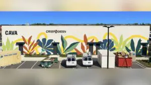 Block 59 mural rendering for Brixmor Property Group