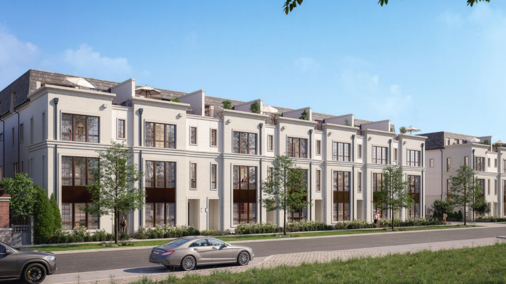 Rendering of Benton Main housing development in downtown Naperville