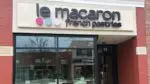 Store front of Le Macaron in downtown Naperville