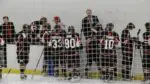 Maine Hockey huddle