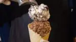 Two scoops of ice cream in a cone from Dumont Creamery and Cafe which is set to open in Naperville soon.