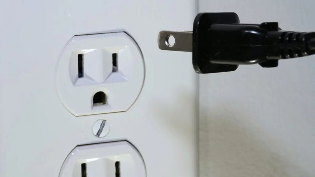 Close up of electric outlet