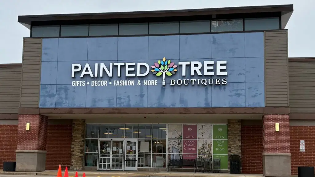 Exterior image of Painted Tree Boutiques storefront in Naperville