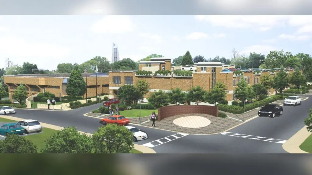 2007 image of proposed Nichols Library parking garage
