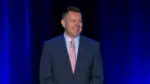 Naperville Mayor Scott Wehrli on stage at the 2026 State of the City Address