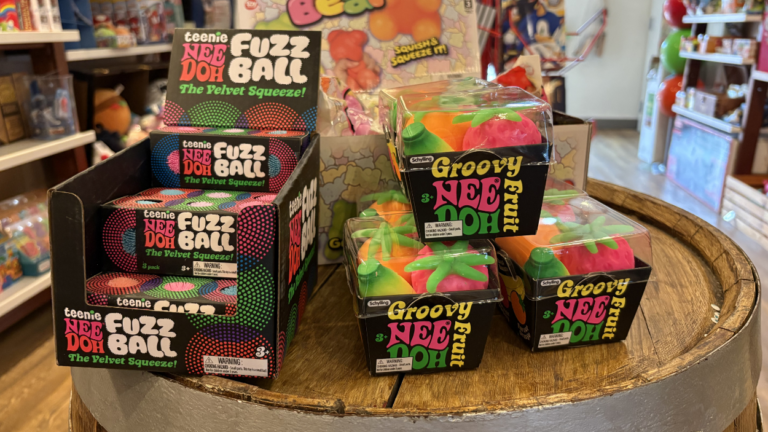 NeeDoh toys on display