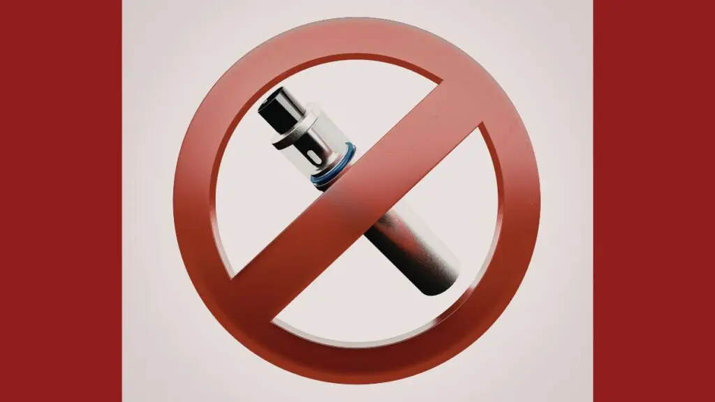 No vaping sign