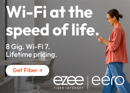 ezee fiber internet. WI-Fi at the speed of life.