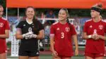 Naperville Central girls soccer players in the state semis