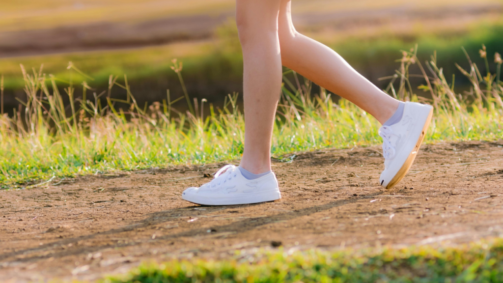 walking in the park