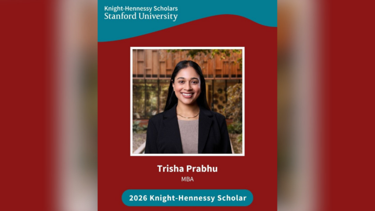 Trisha Prabhu receives Knight-Hennesy Scholarship
