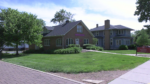 Shot of Oliver House and the Blue House at the southwest corner of Chicago Avenue and Brainard Street at North Central College