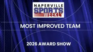 Graphic displaying the Most Improved Team of the Year text.