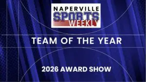 Graphic displaying the Team of the Year text.