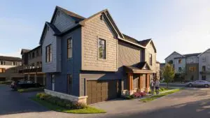 Rendering of townhome at Northgate of Naperville courtesy MI Homes