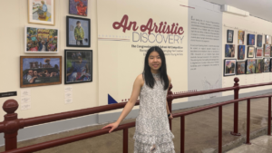 Claire Shen at the 2026 Congressional Art Competition 