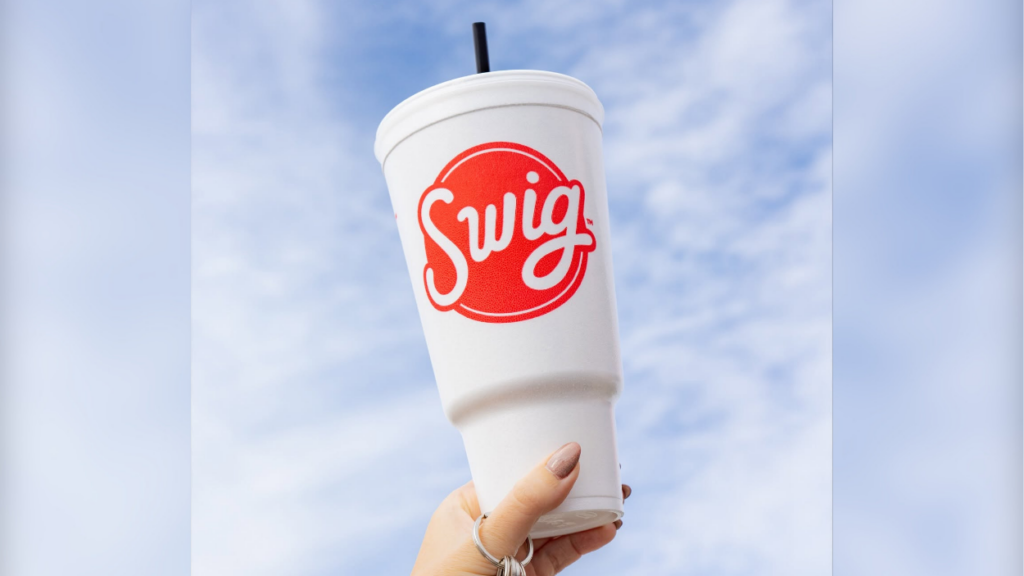 Swig cup in sky