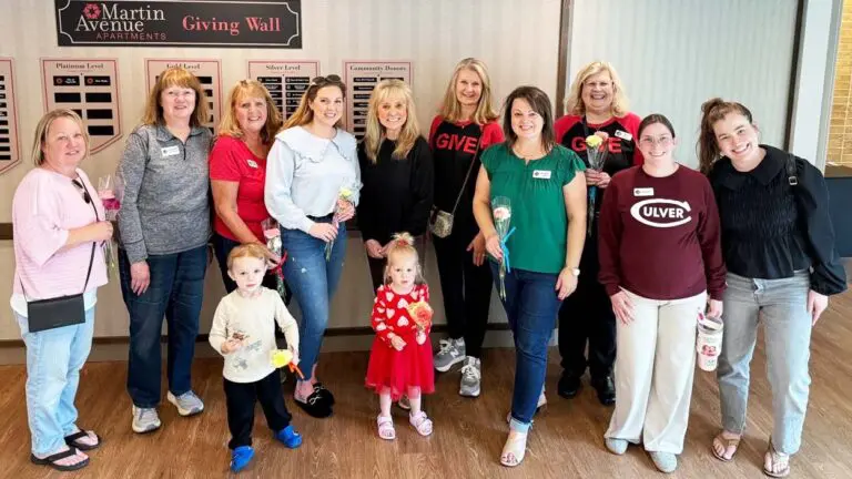 Members of the Naperville Junior Woman's Club at an event.