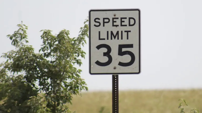 generic speed limit sign