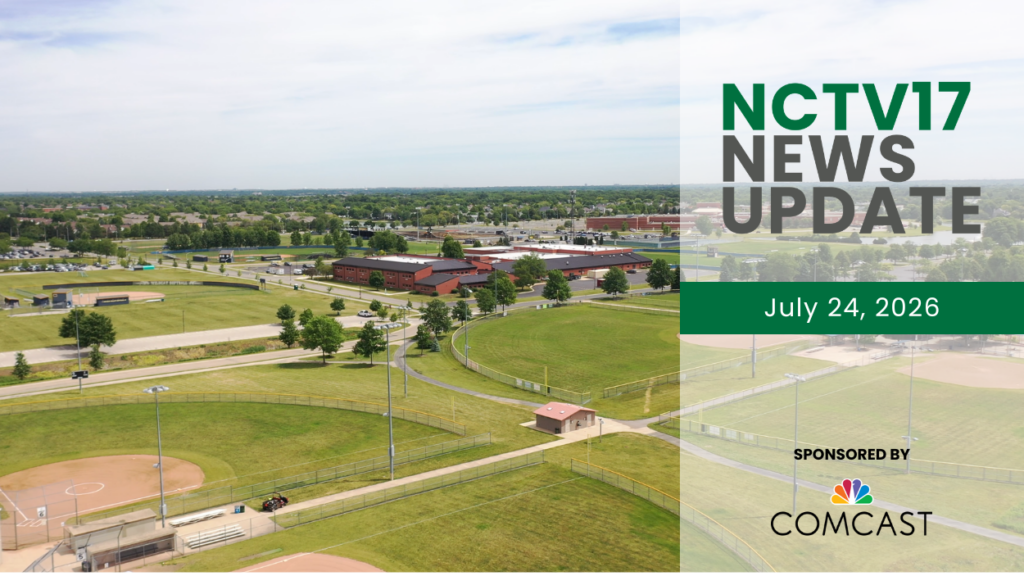 news update title slate featuring image of Frontier Sports Complex