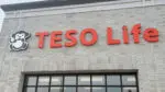 TESO Life storefront sign