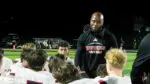 James White talks to Benet after win.