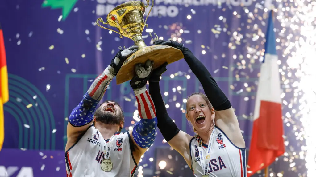 Naperville's Sarah Adam, co-captain Chuck Aoki and USA Wheelchair Rugby wins gold at World Championships