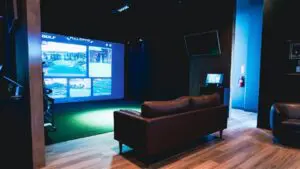 Inside a location of The Back Nine in Shenandoah, Texas