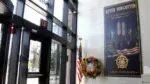 Memorial wall on display in the lobby of the DuPage County Sheriff's Office.