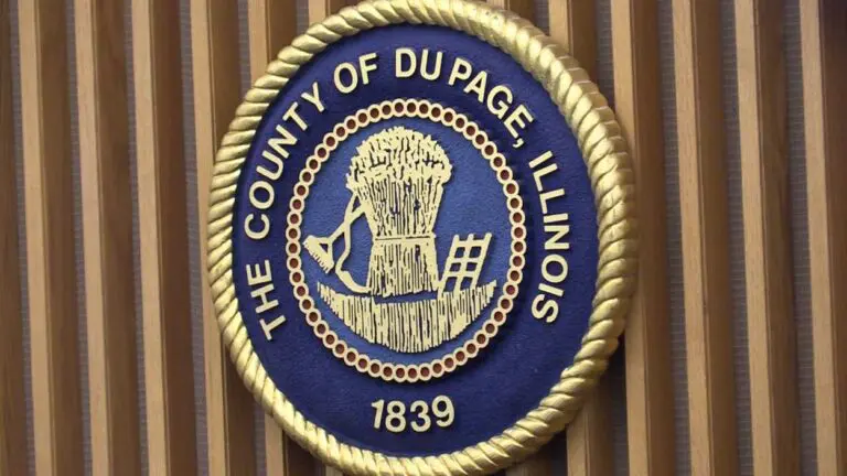 Close up of DuPage County Board seal