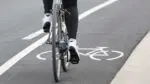 cyclist in bike lane