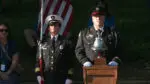 Two members of the Naperville Fire Department honor guard at Naperville's September 11 Remembrance Ceremony.