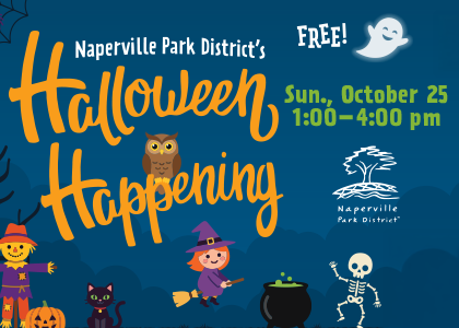 Naperville Park District's Halloween Happening. Sunday October 25th.