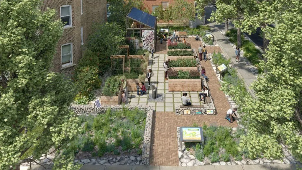 Rendering from Green City Rising