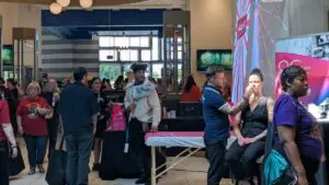 Tricoci Beauty Blitz attendees visit vendors
