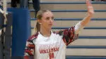 Alexa Novak high fiving before the match