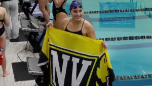 Sofia Piater smiling on her record setting performance
