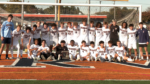 North boys soccer poses with regional finals plaque