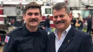 Naperville North's Danny Puknaitis goes from the gridiron to the firehouse