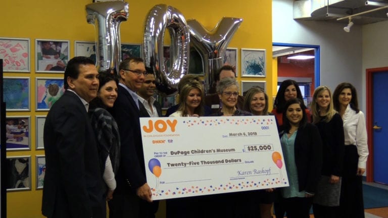 $25,000 donation to the DuPage Children's Museum