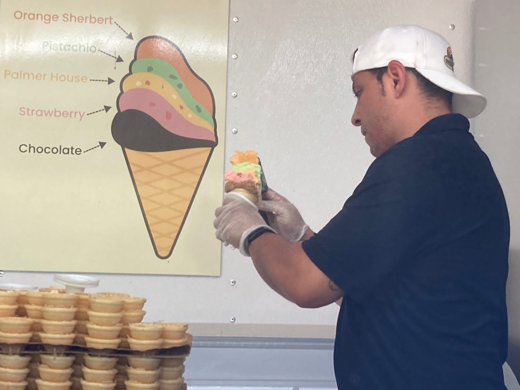 Kindness in the form of a Rainbow Cone Scoop