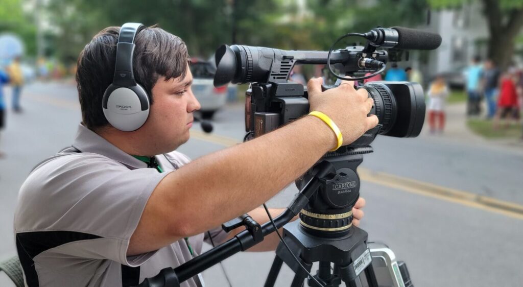 NCTV17 World TV Day with Patrick Codo on camera