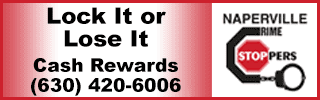 Naperville Crime Stoppers. Lock it or lose it.