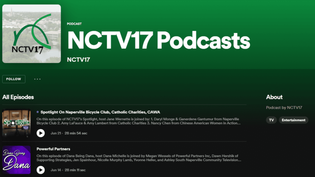 NCTV17 Podcasts