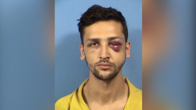 Booking photo of Adam Stone, man charged in Naperville home invasion case