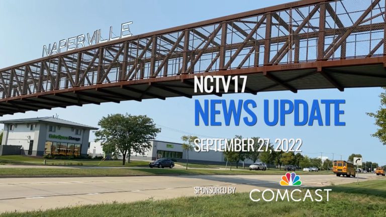 News Update slate for September 27, 2022 over pedestrian bridge photo