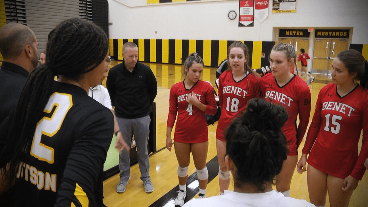 Girls Volleyball Benet Academy vs. Metea Valley 09.12.22