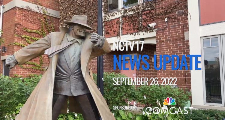 update opening slate for 09-26-22 update with Dick Tracy statue
