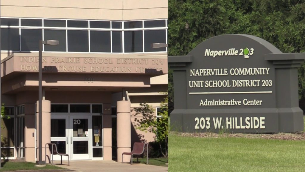 IPSD 204 administration building and D203 administration building sign